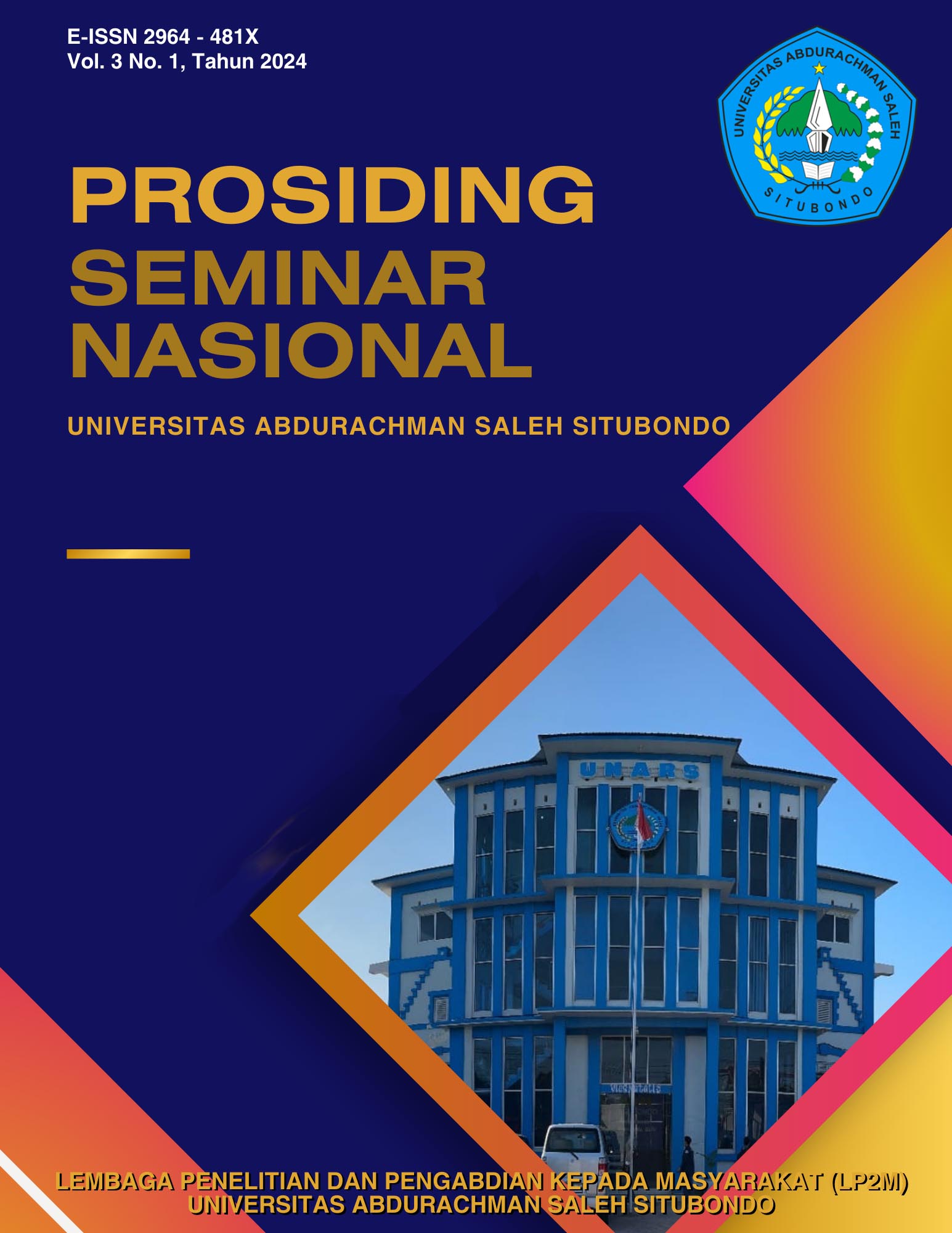 Cover Jurnal SINARS UNARS