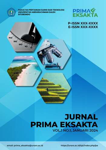 Cover Jurnal Prima eksakta UNARS